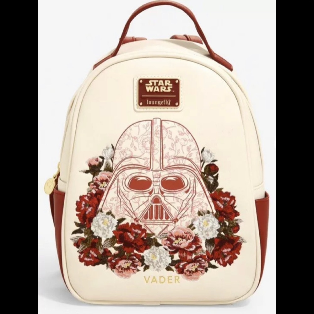 Loungefly Star Wars Darth Vader Floral Mini Backpa